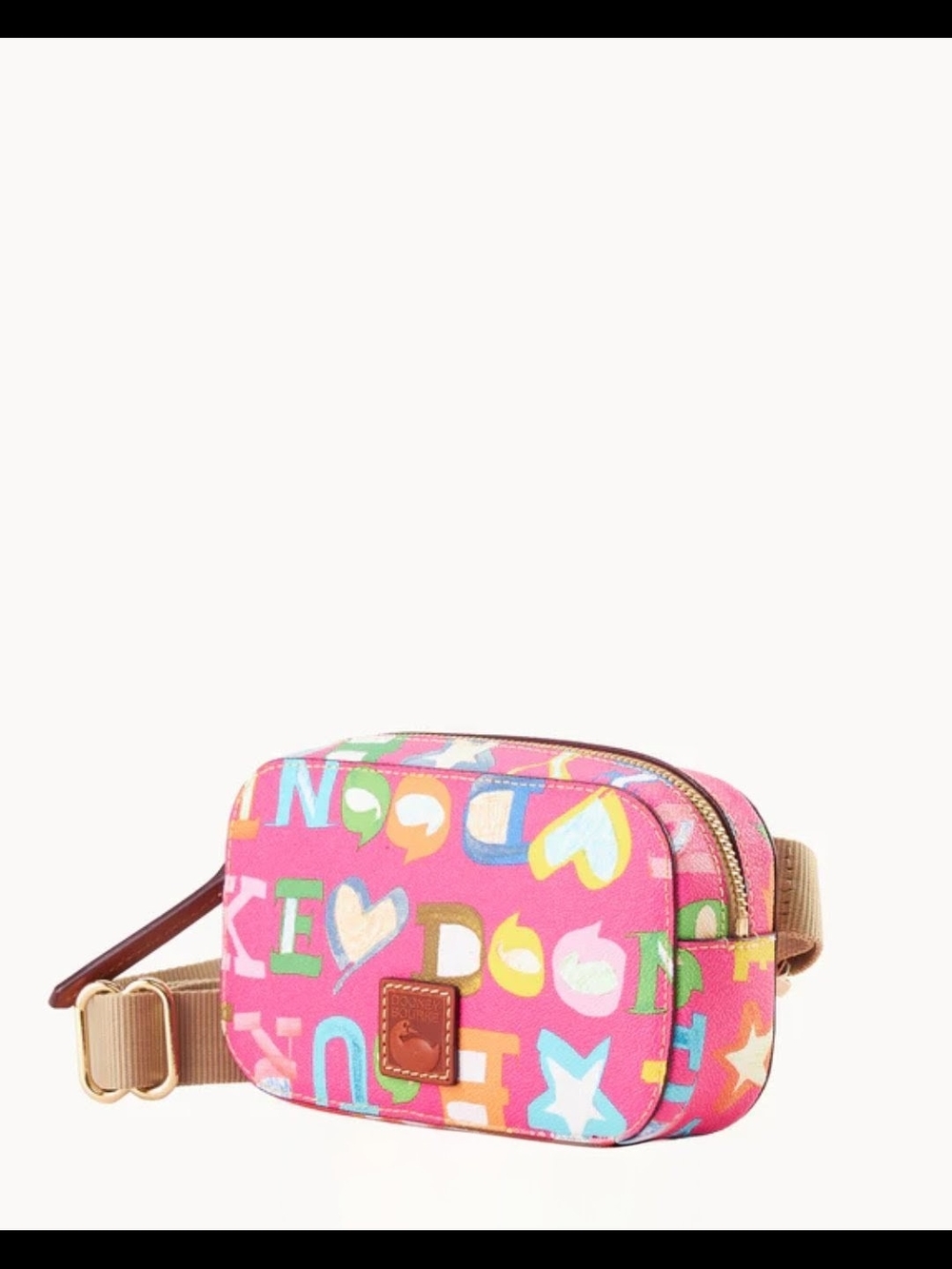 NWT! Dooney and Bourke Doodle II FUSHIA Belt Bag / Crossbody